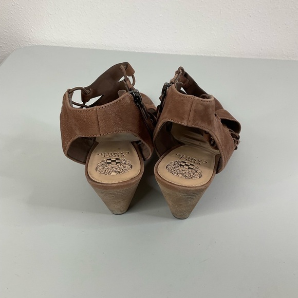 Vince Camuto Eliaz Gladiator Brown Sandals Size 12 - Picture 4 of 8